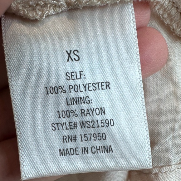 NWT Francesca’s Anett Pink Sparkle Polka Dot Peplum Top XS - Picture 6 of 6